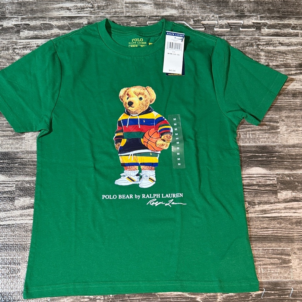 Polo Ralph Lauren Basketball Polo Bear T-Shirt NWT